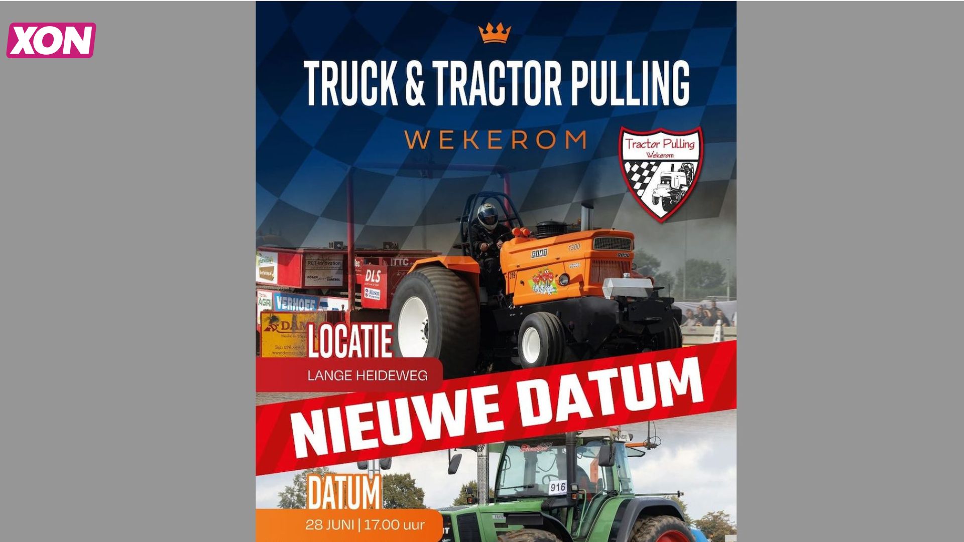 Nieuwe datum tractorpulling Wekerom