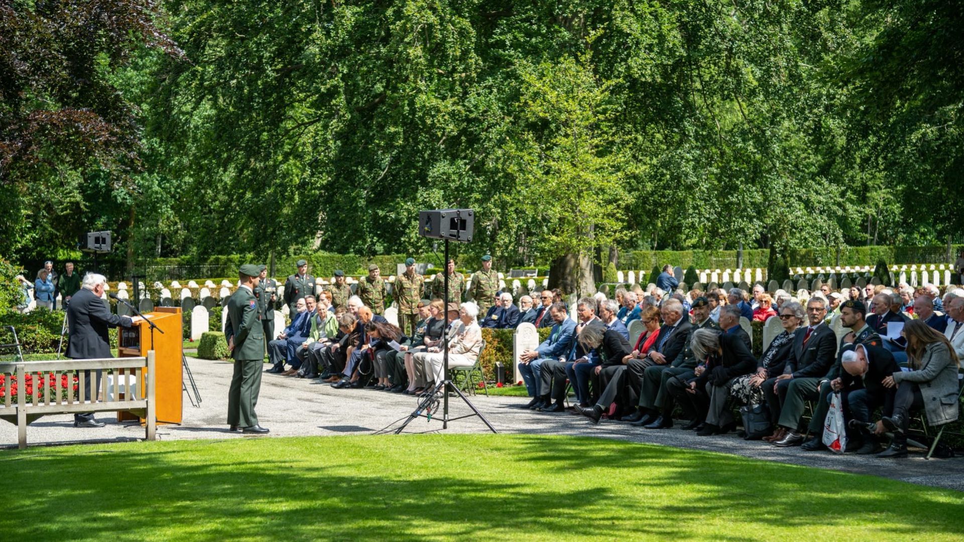 Tweede Pinksterdag 85ste Dodenherdenking Grebbeberg