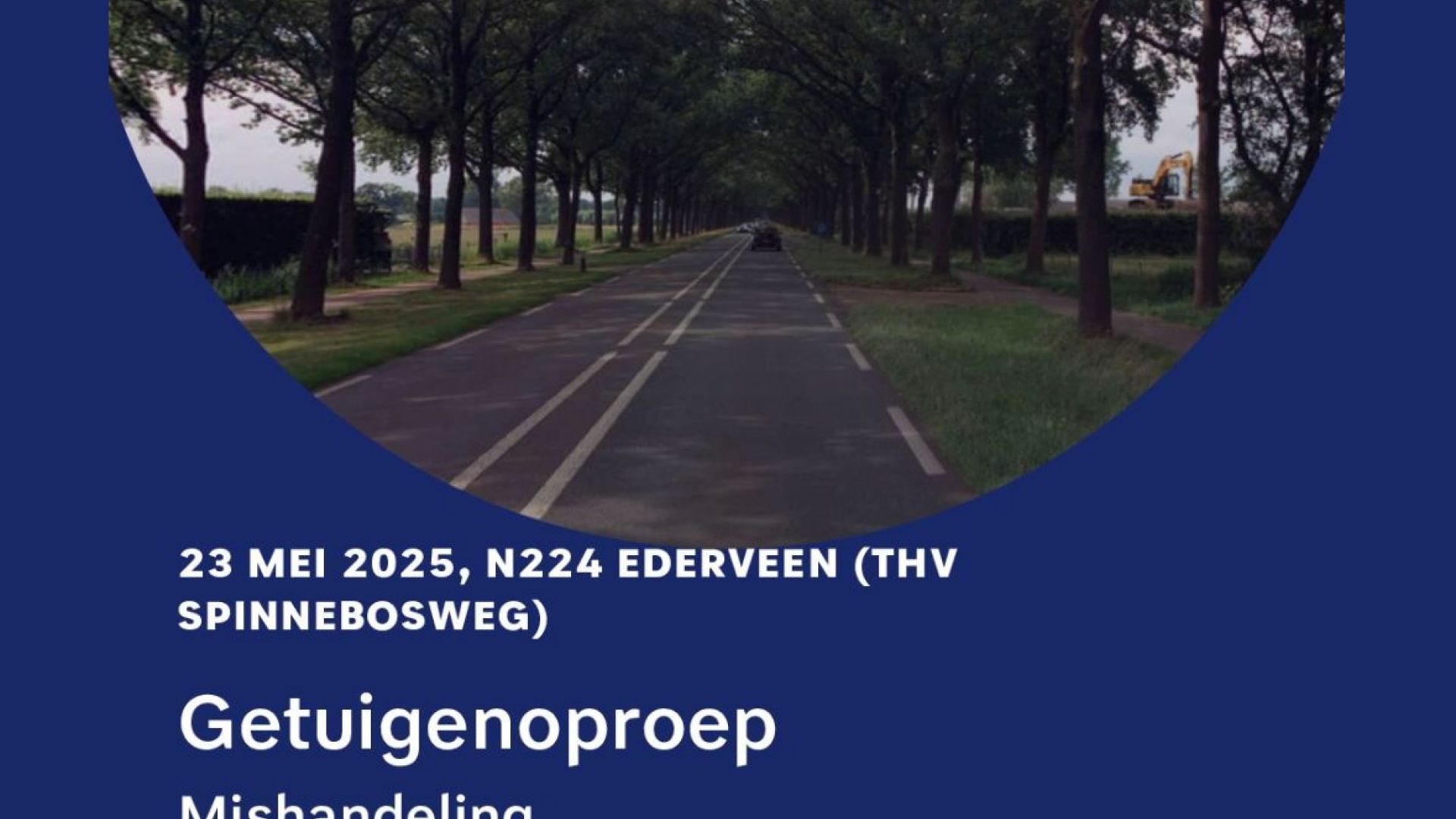 Politie zoekt getuigen van mishandeling door fietser in Ederveen