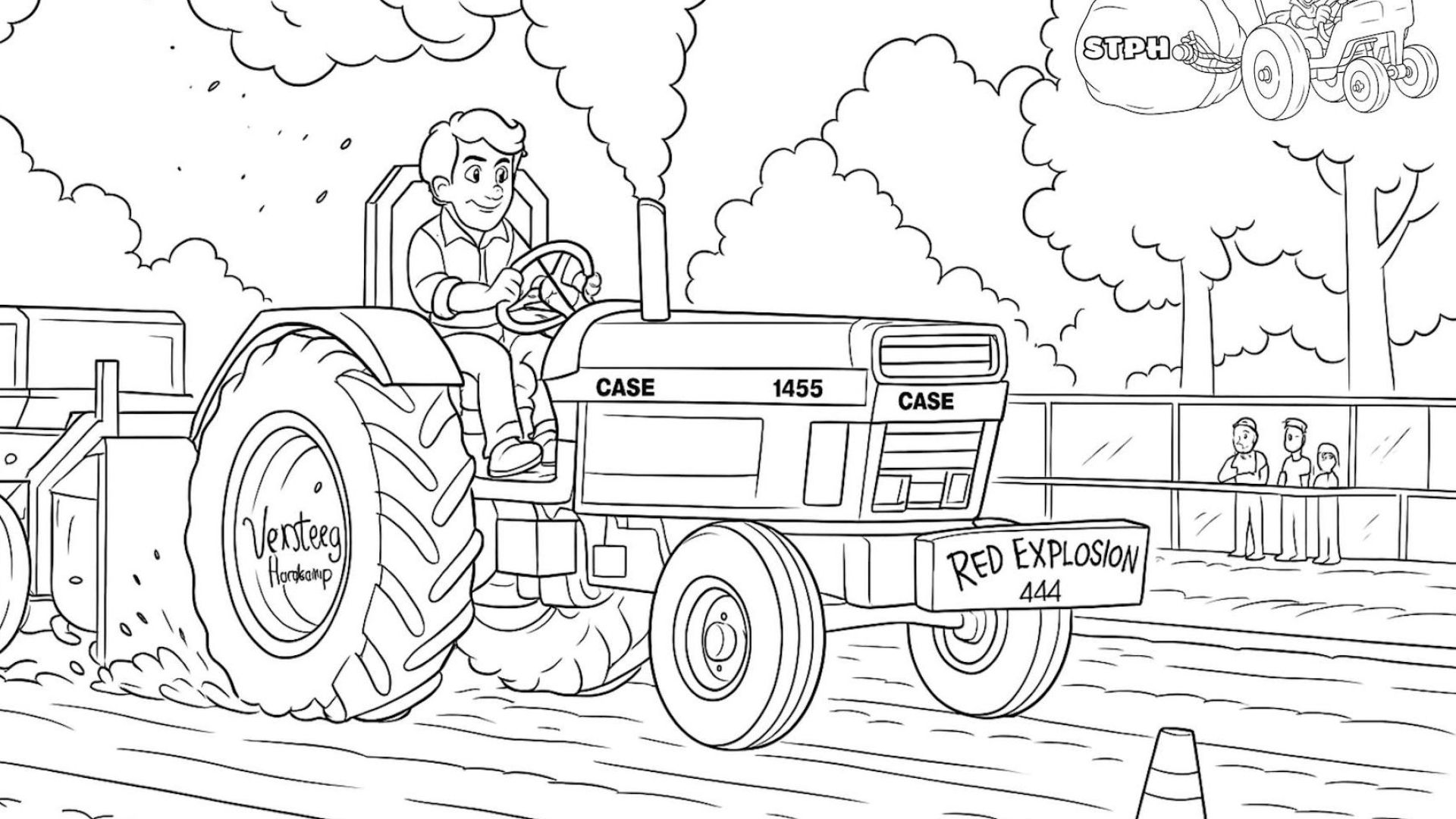 Stichting Truck en tractorpulling Harskamp organiseert kleurwedstrijd
