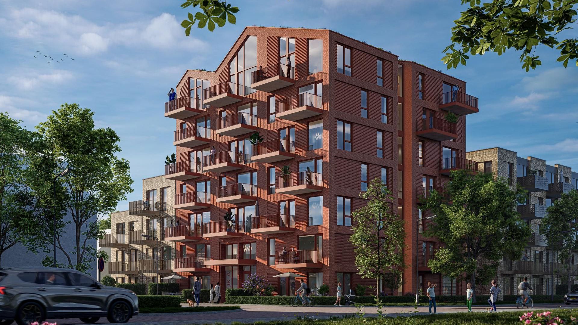 88 nieuwe sociale huurappartementen in Het Ambacht, deelgebied De Nijverheid van start