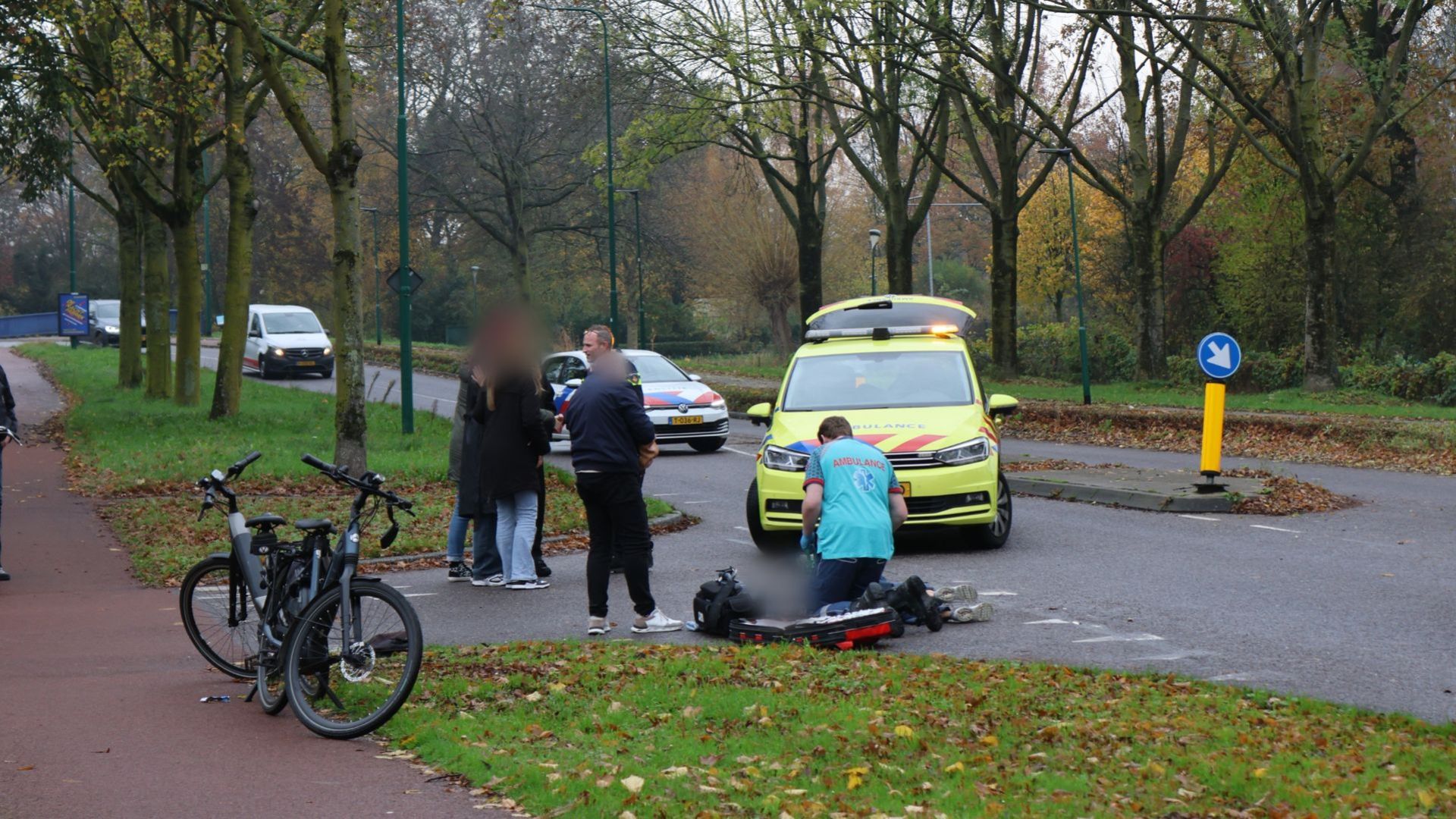 Fietser gewond na ongeval met auto in Veenendaal