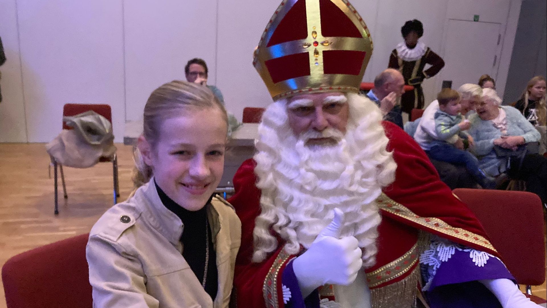Intocht van de Sint in Scherpenzeel