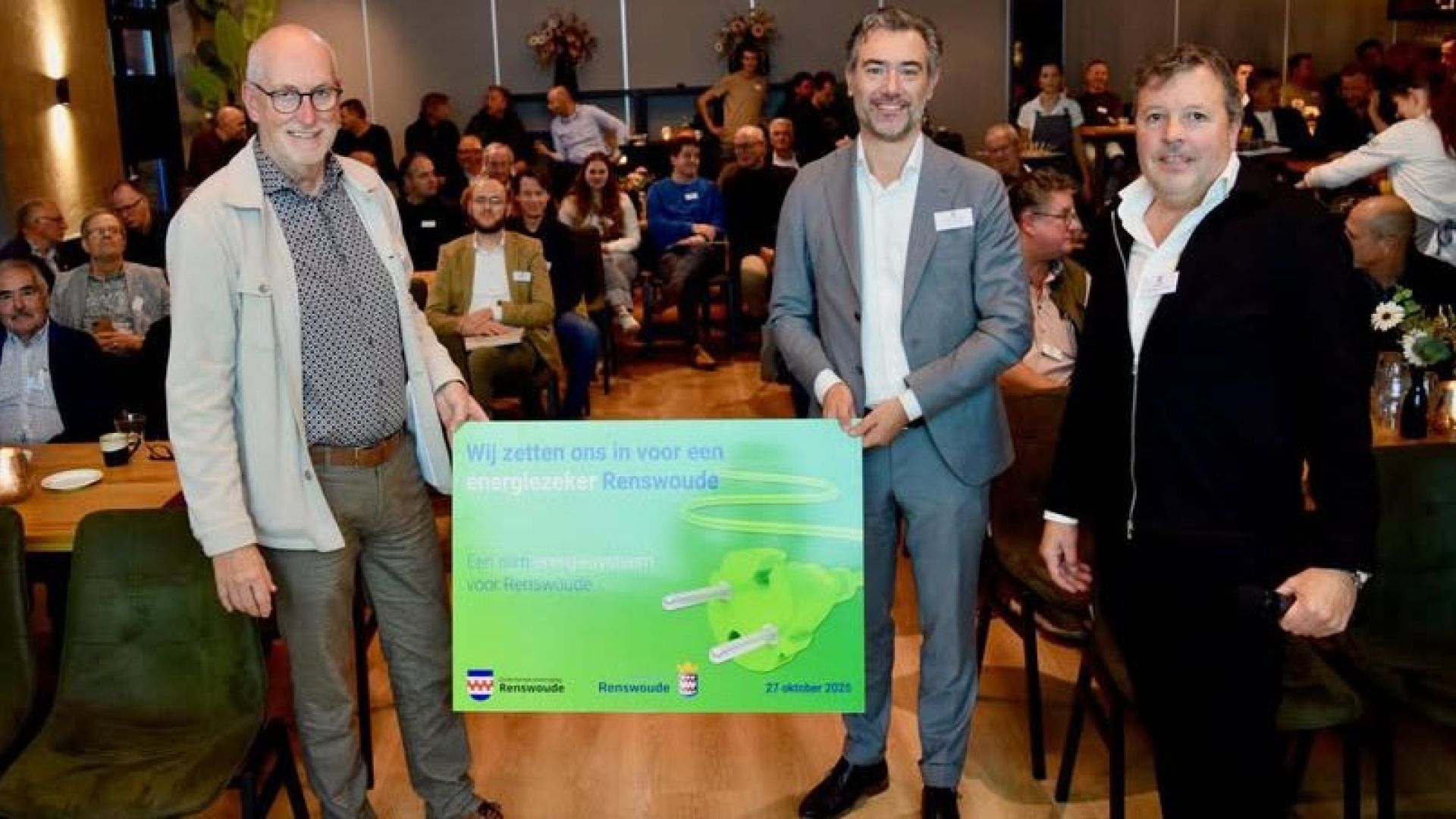 Ondernemersvereniging en gemeente werken samen voor energiezeker Renswoude