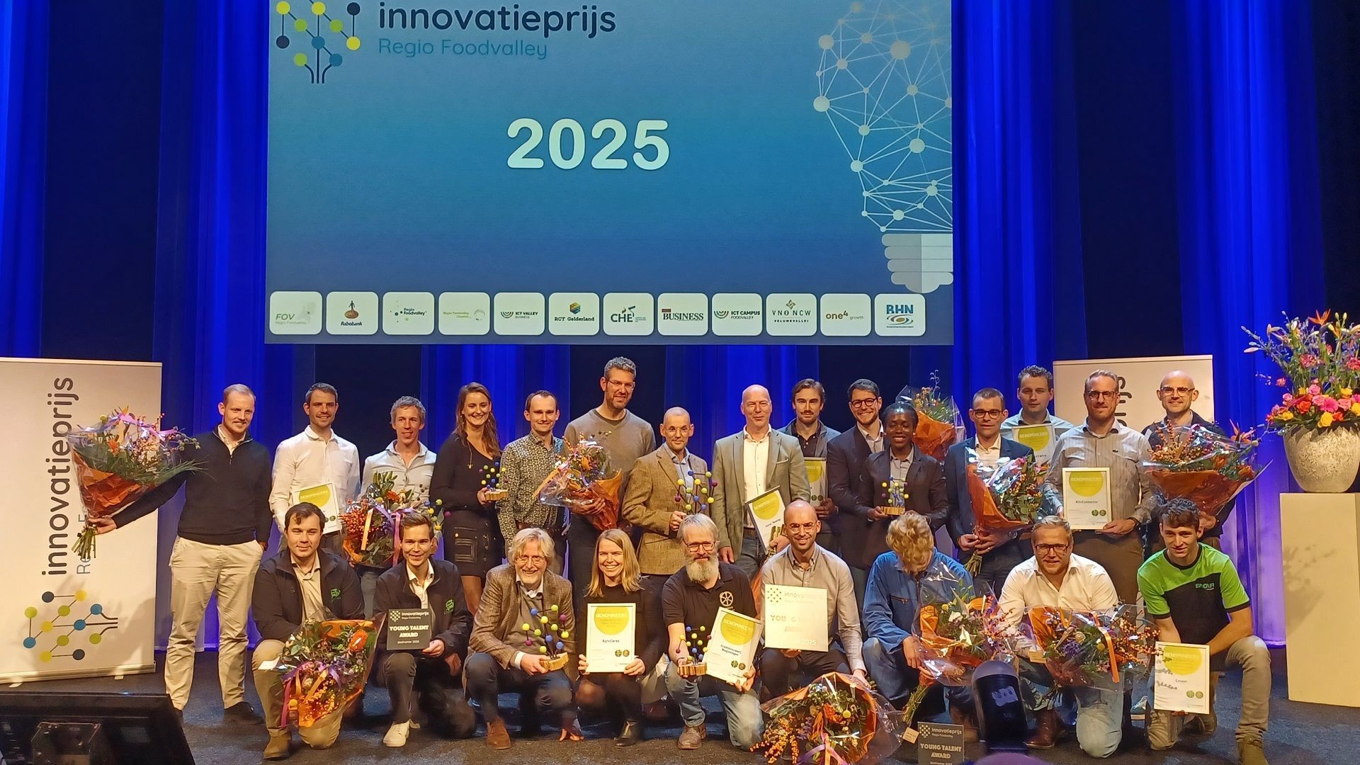 Uitreiking innovatieprijzen Regio Foodvalley 2025, Movexx uit Veenendaal was de grote winnaar