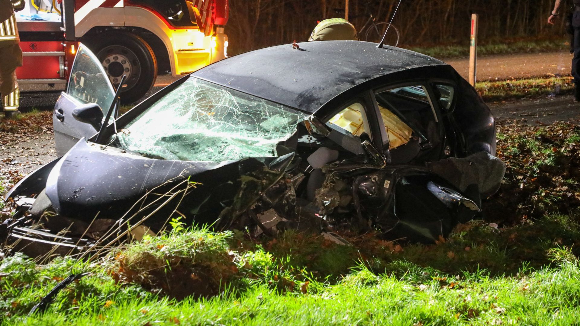 Bestuurder gewond na ernstig ongeval Renswoude