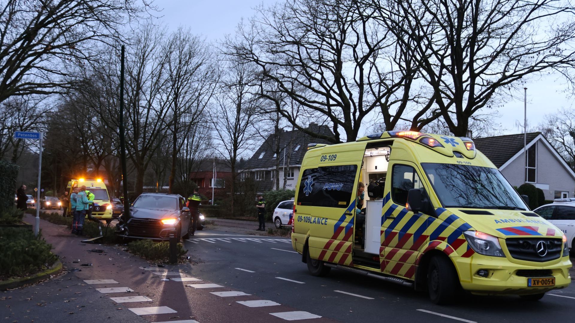 Gewonde bij flink ongeval in Veenendaal