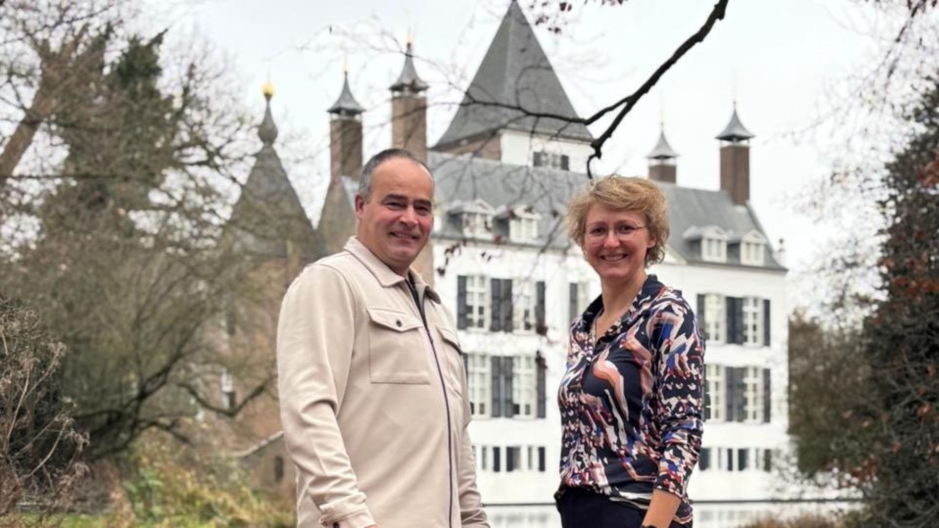 Lijsttrekkersduo Renswouwse CU Carola Veldhuizen en Jos Verdam: Dorp moet van het slot