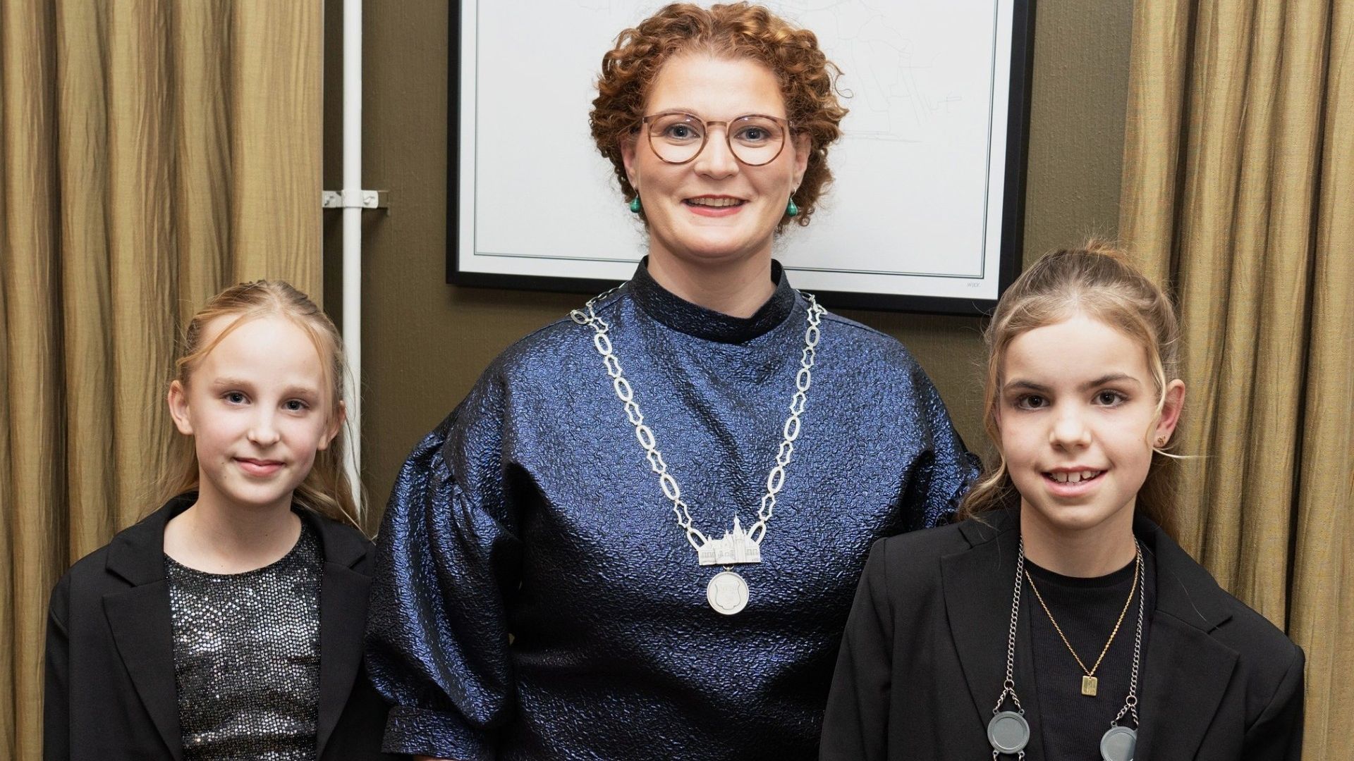 Nieuwe kinderburgemeester Woudenberg aangetreden