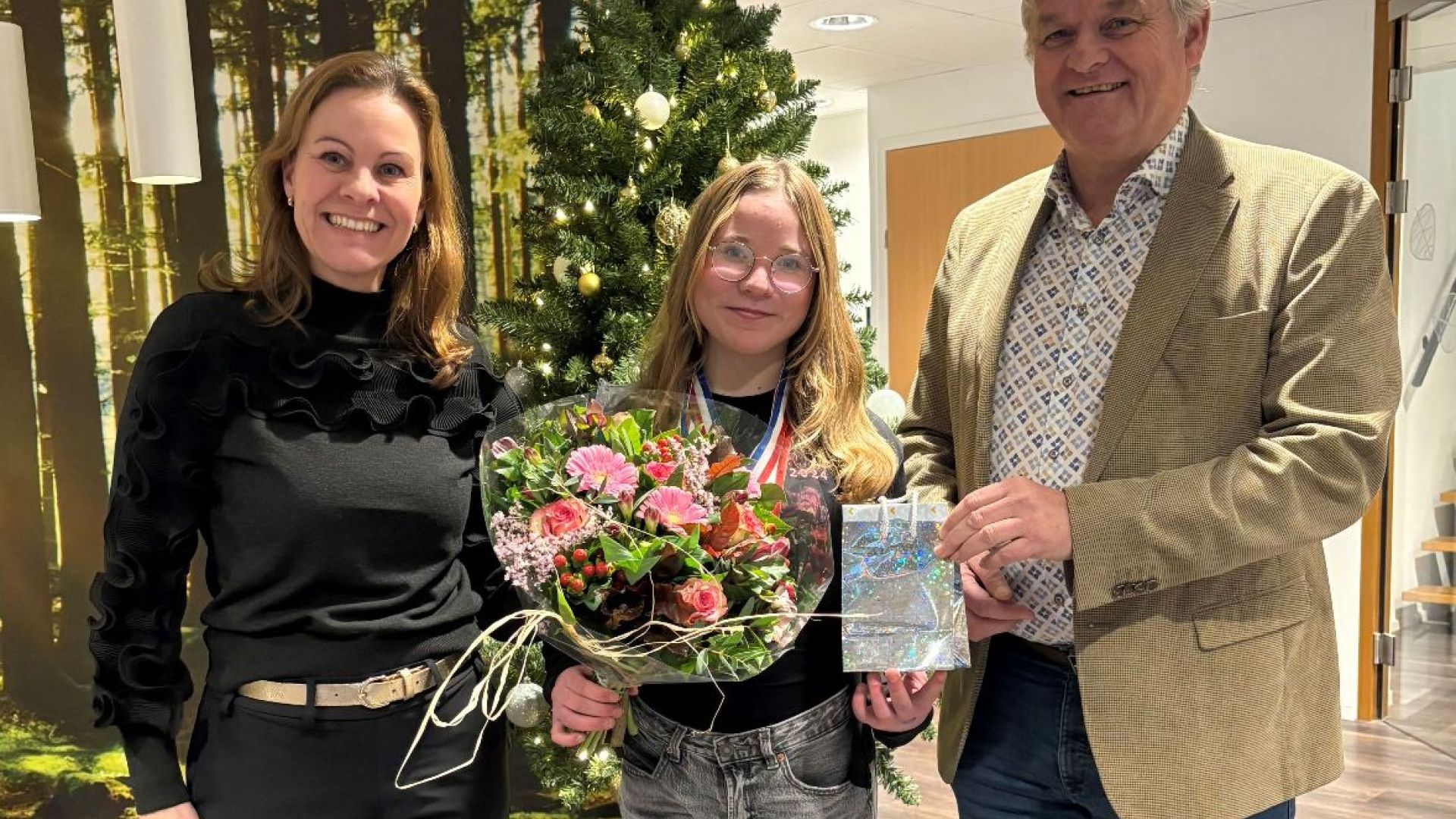 Waardering Scherpenzeel voor jeugdige turnster Kaily