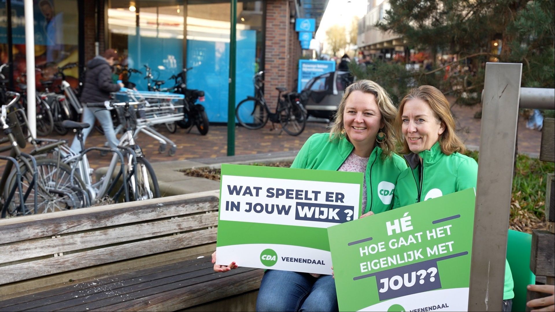 CDA Veenendaal trapt verkiezingscampagne af met straatactie