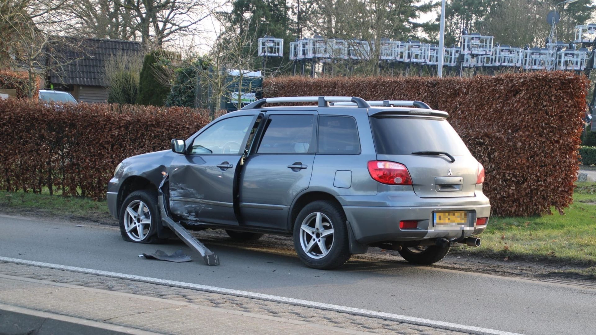 Schade bij botsing in Lunteren