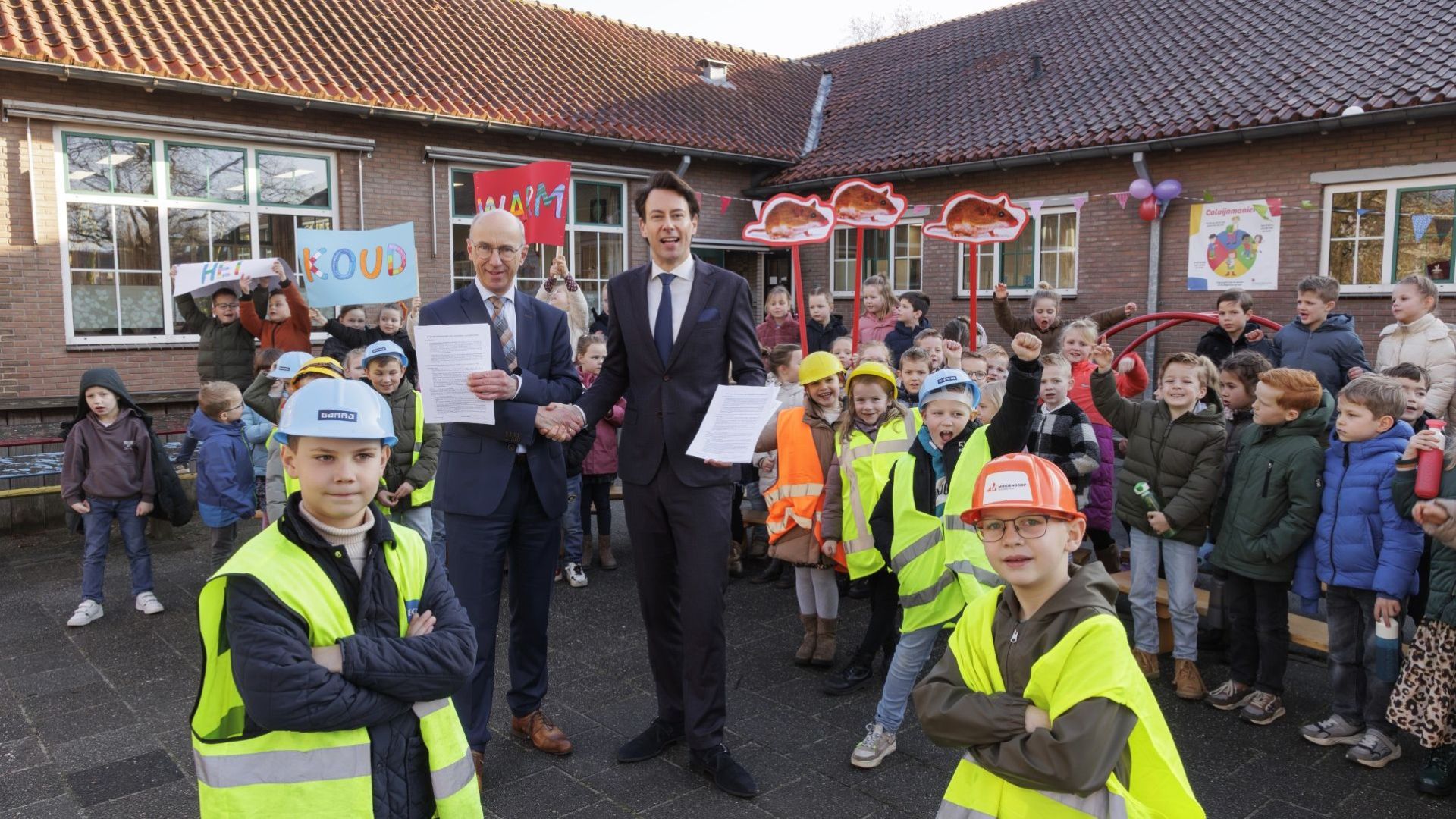 Intentieovereenkomst voor nieuw IKC Johannes Calvijnschool in Veenendaal