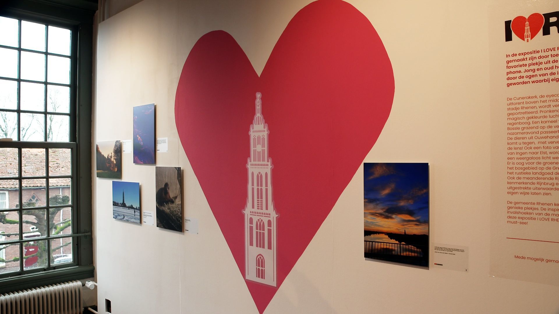 Stadsmuseum van historisch stadje Rhenen heeft moderne foto-expositie Í LOVE RHENEN