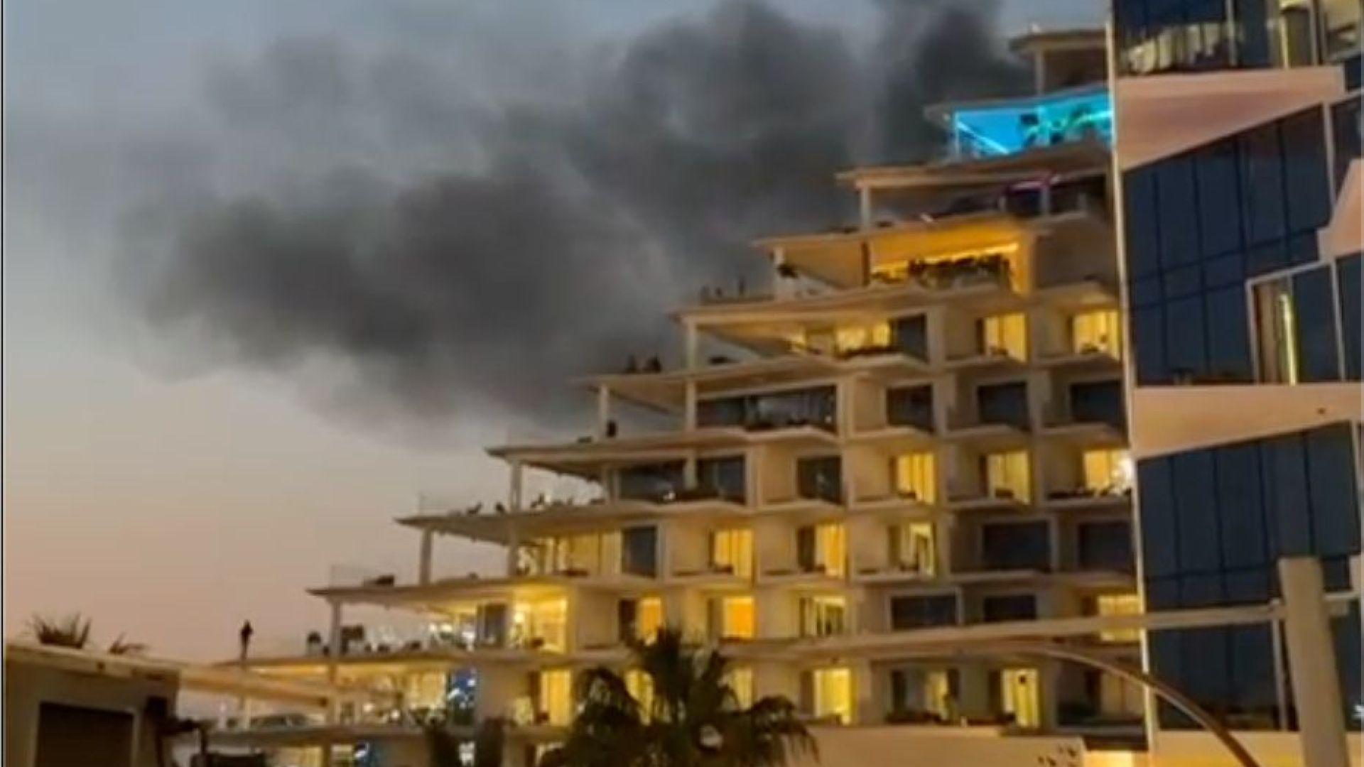 Bennekomse Ruben ziet raketresten inslaan in Dubai