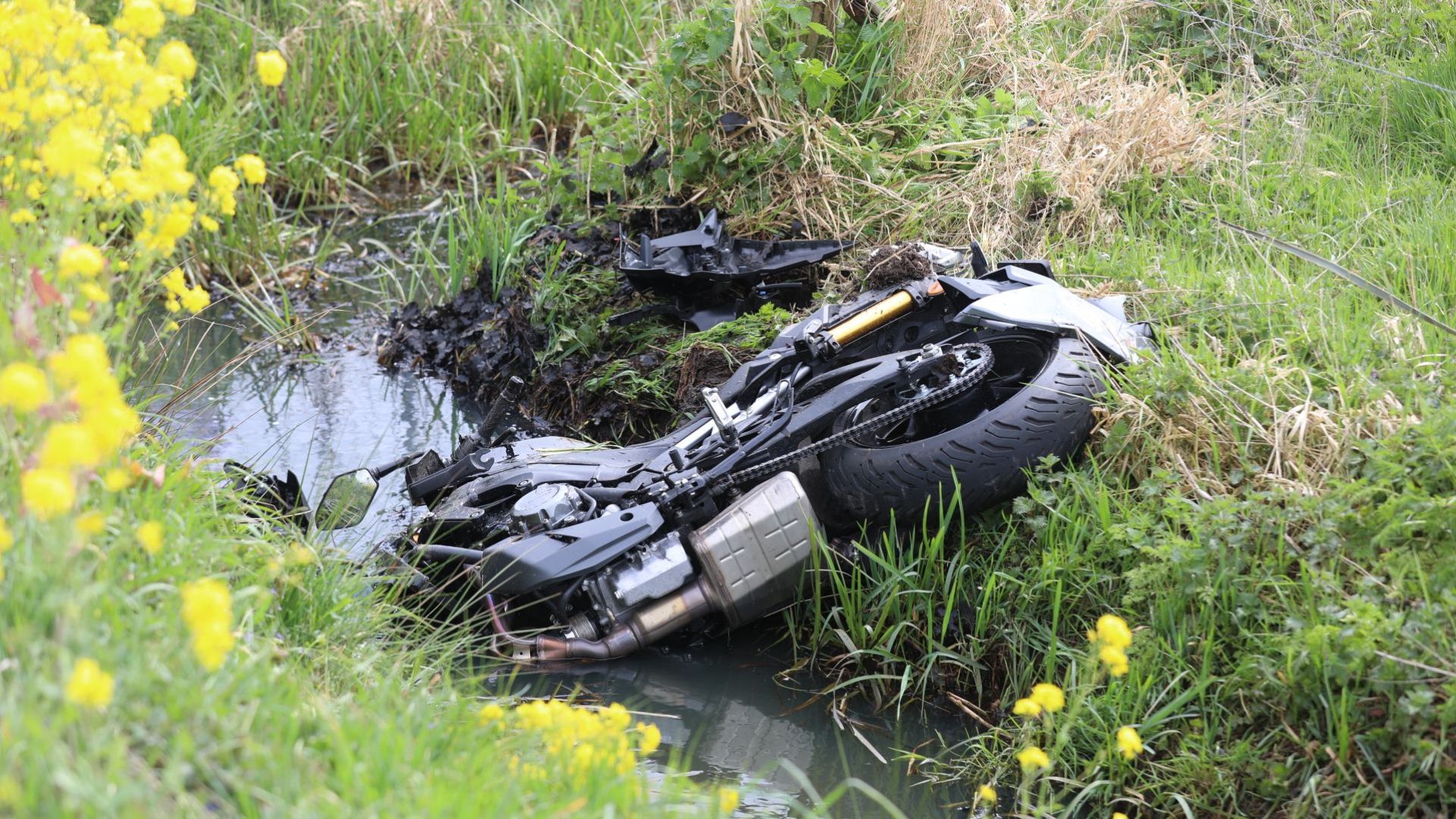 Motorrijder gewond bij ongeval scherpenzeel