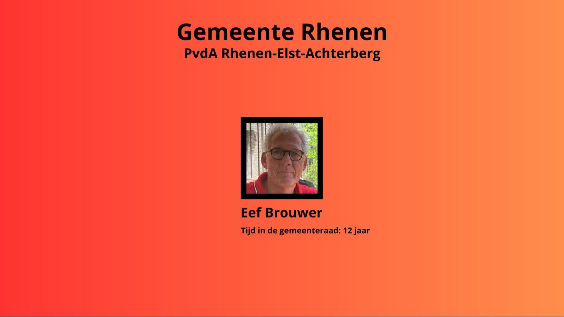 Vertrokken raadsleden Rhenen in beeld