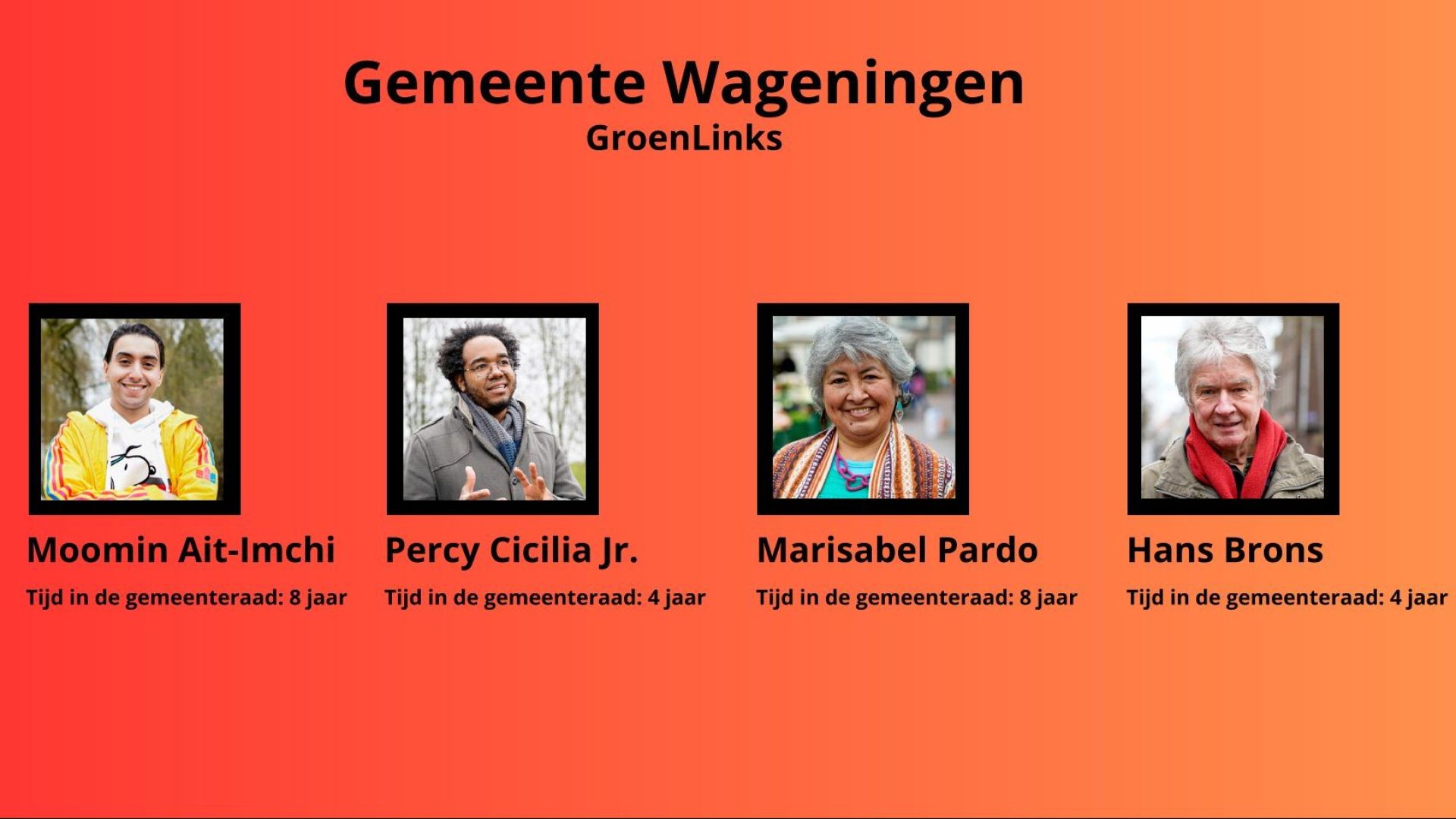 Vertrokken raadsleden Wageningen in beeld