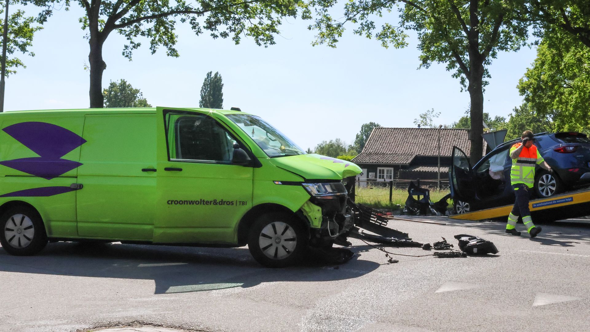 Aanhouding bij ongeval in Woudenberg