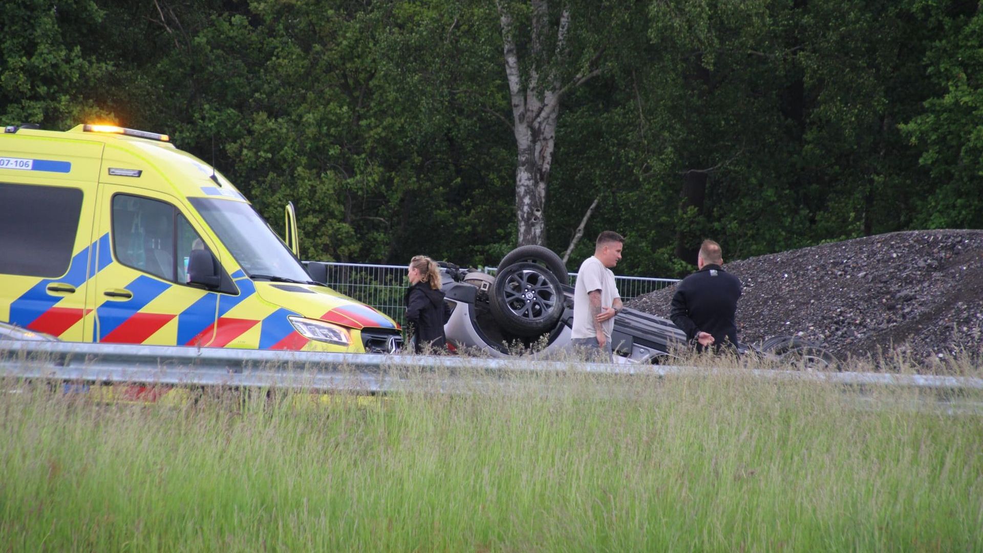 Eén dode bij ernstig ongeval A30 bij Lunteren
