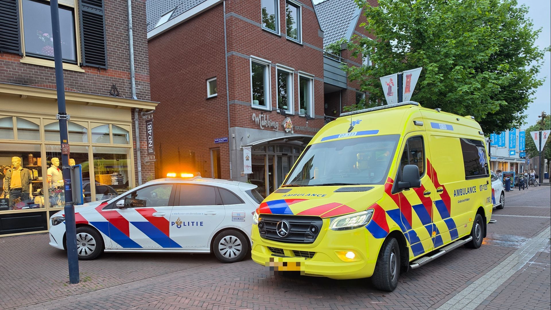 Fietser gewond in Bennekom na botsing met andere fietser