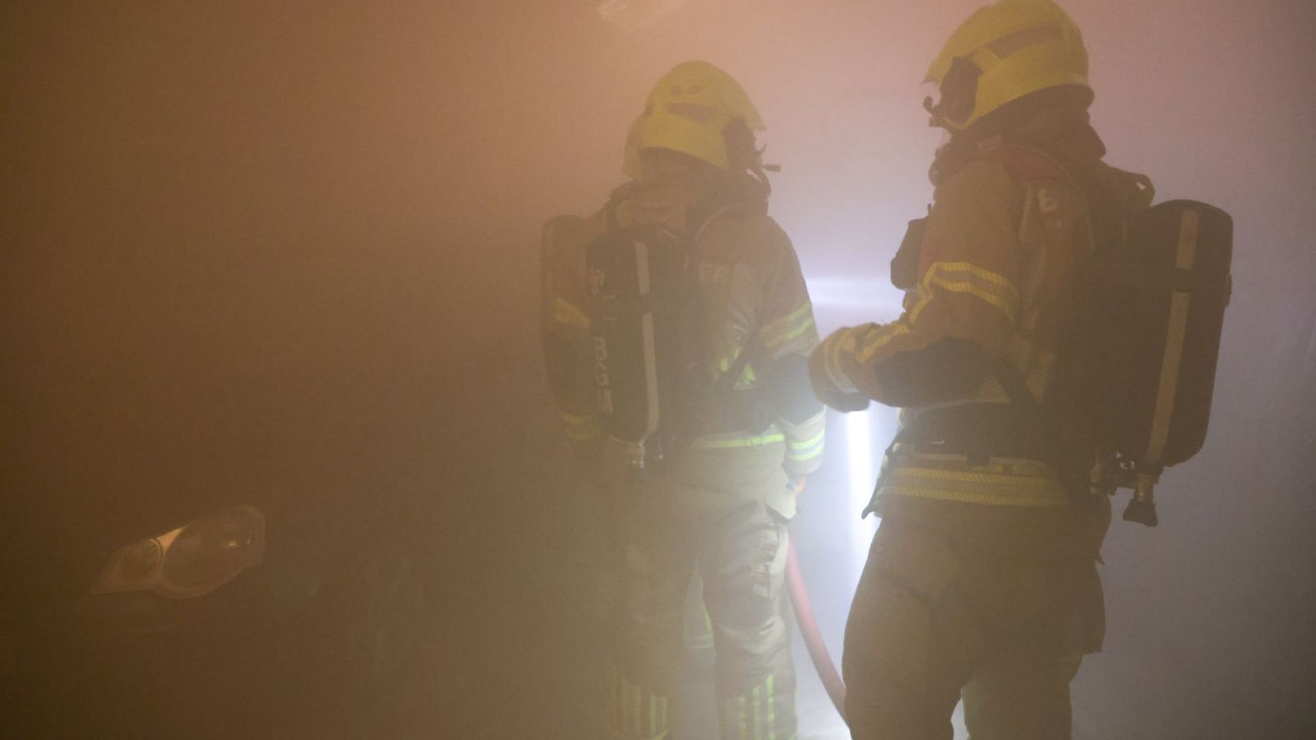 Grote oefening bij loonbedrijf in Lunteren