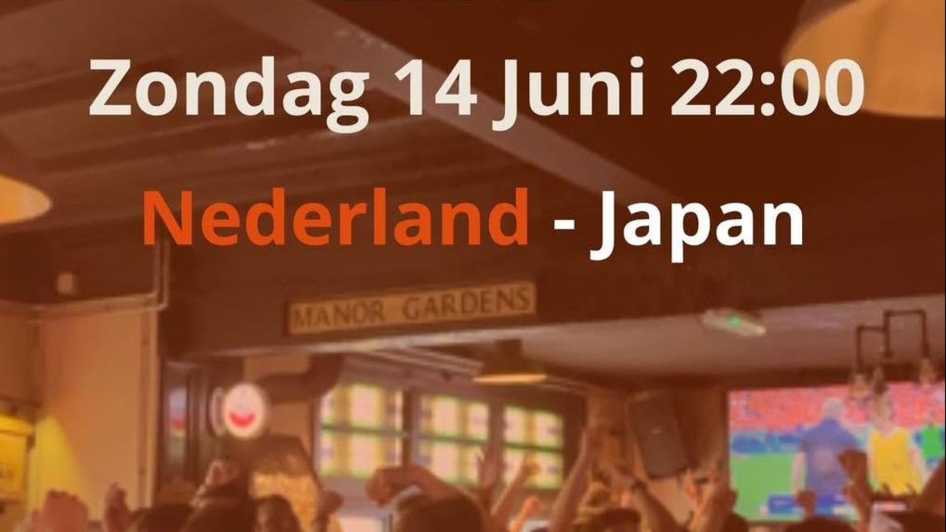 Oranje kijken kan in Scherpenzeel bij twee cafés