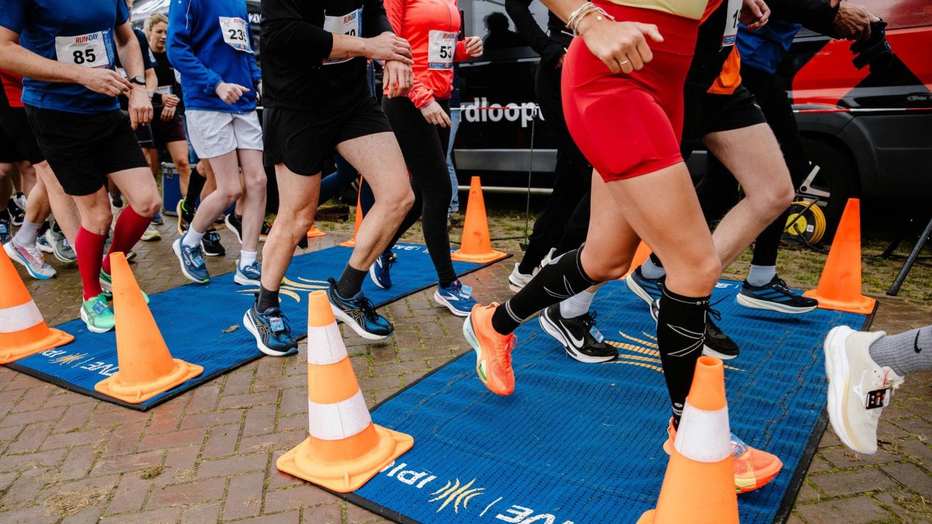 Dorpsloop tijdens Wielerronde van Woudenberg op 29 augustus
