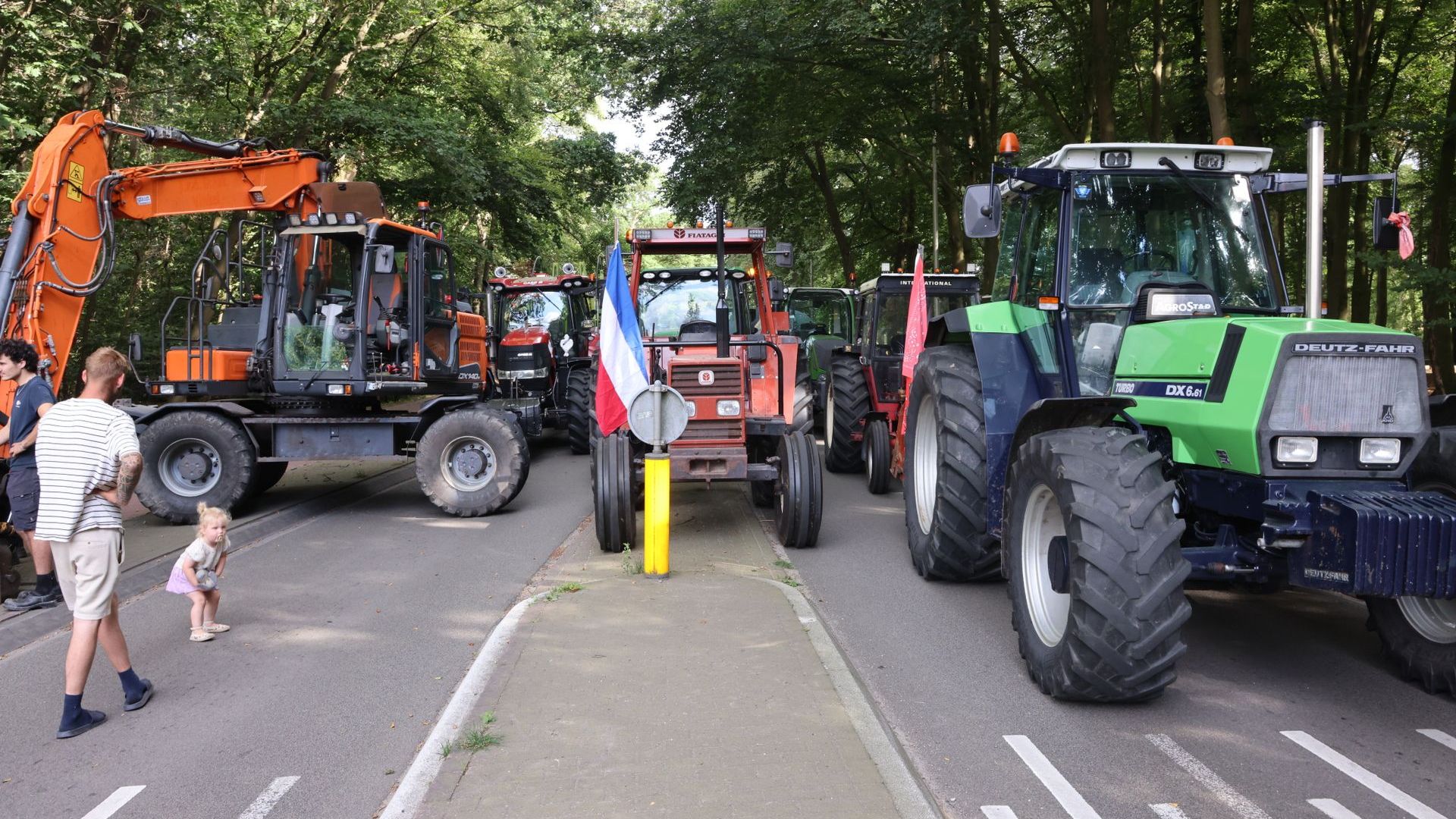 Bezorgde boeren blokkeren Renswoude