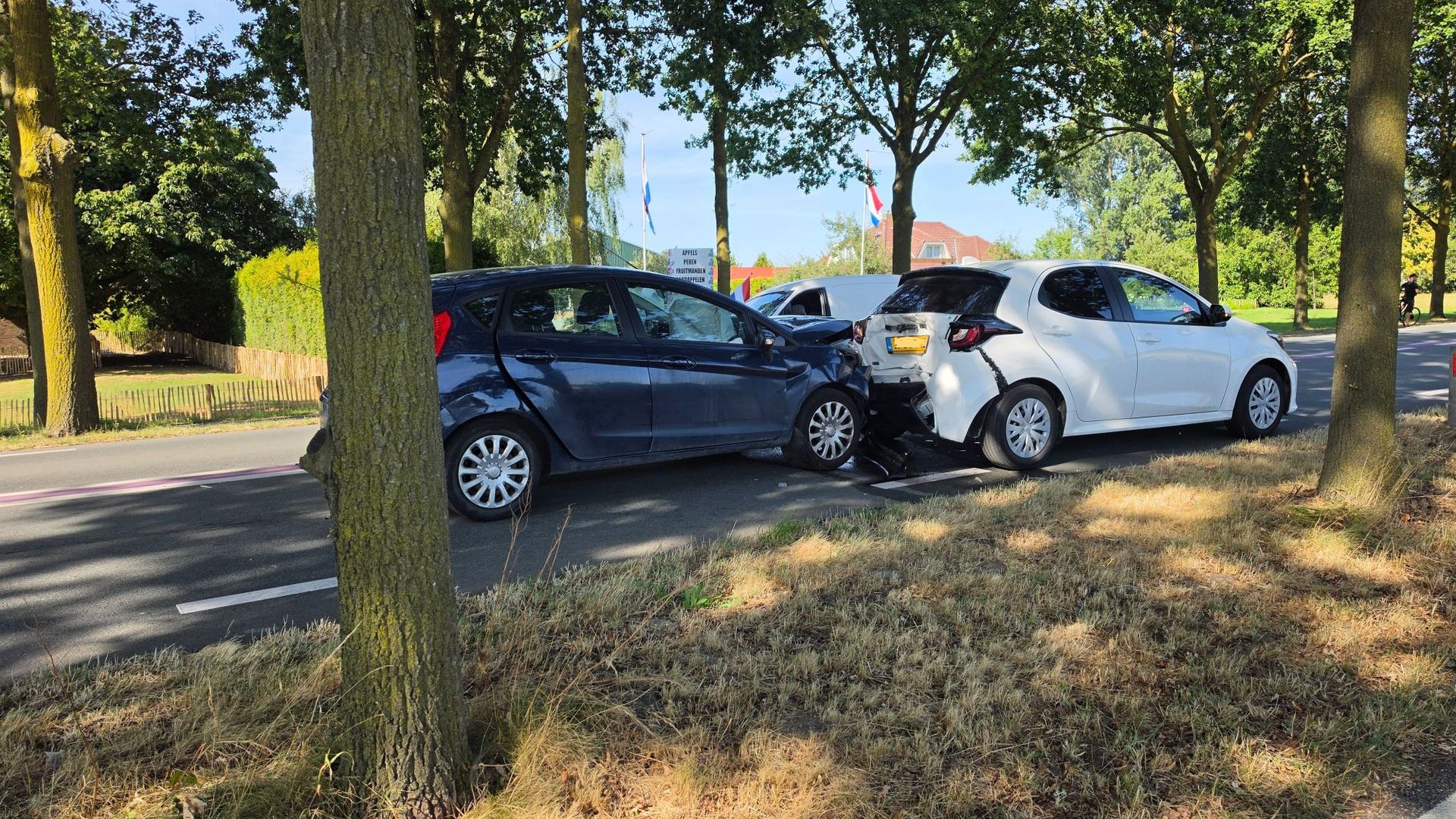 Kop-staart botsing in Rhenen