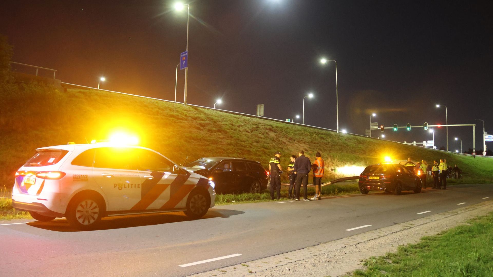 Bestuurder aangehouden na eenzijdig ongeval in Bennekom