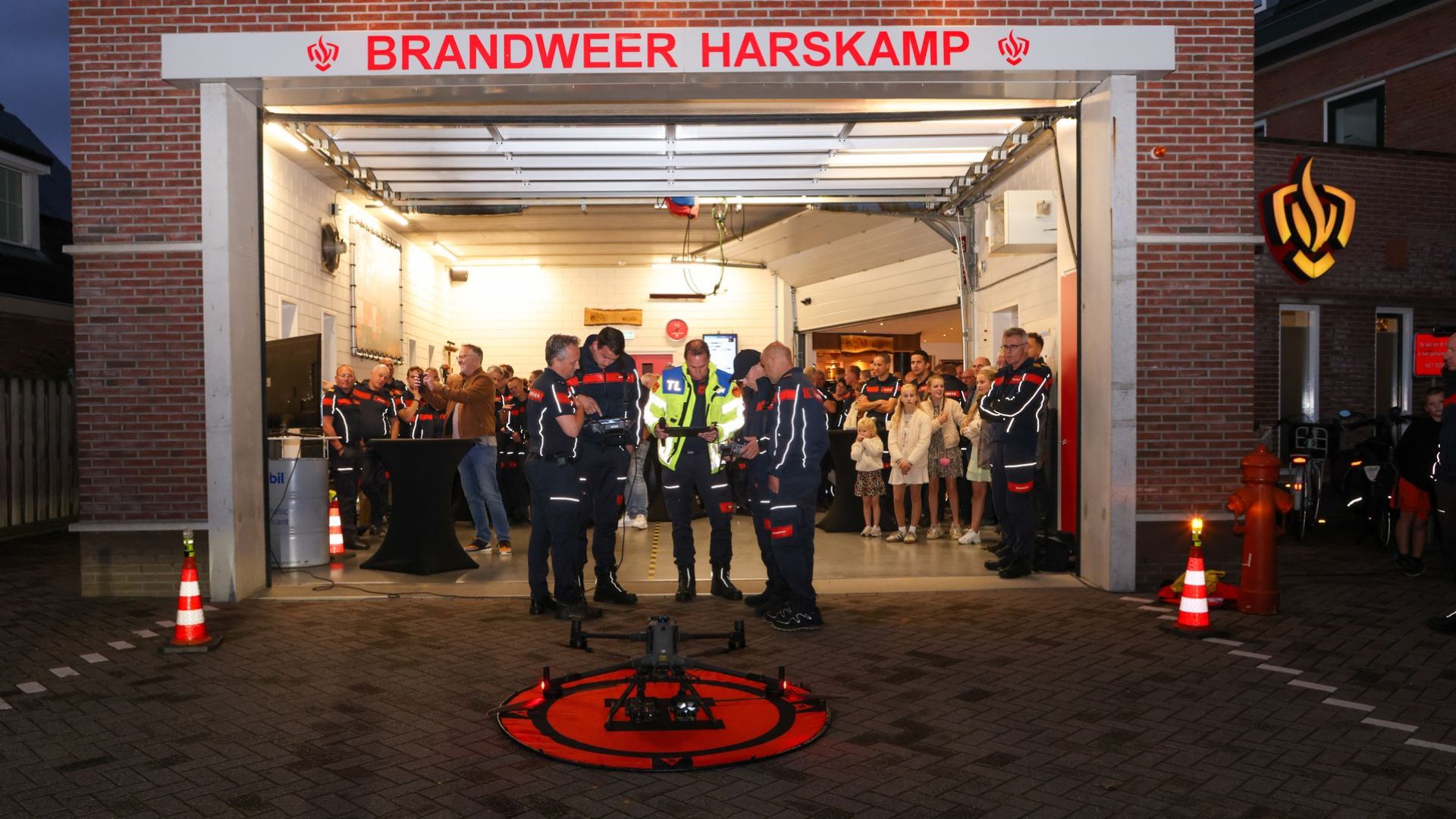 Drone team brandweer Gelderland-Midden officieel in dienst in Harskamp
