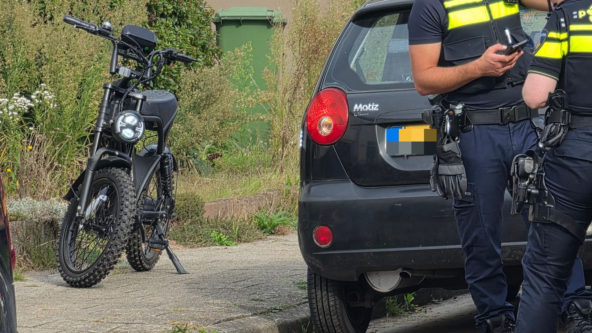 Fatbiker ernstig gewond in Wageningen