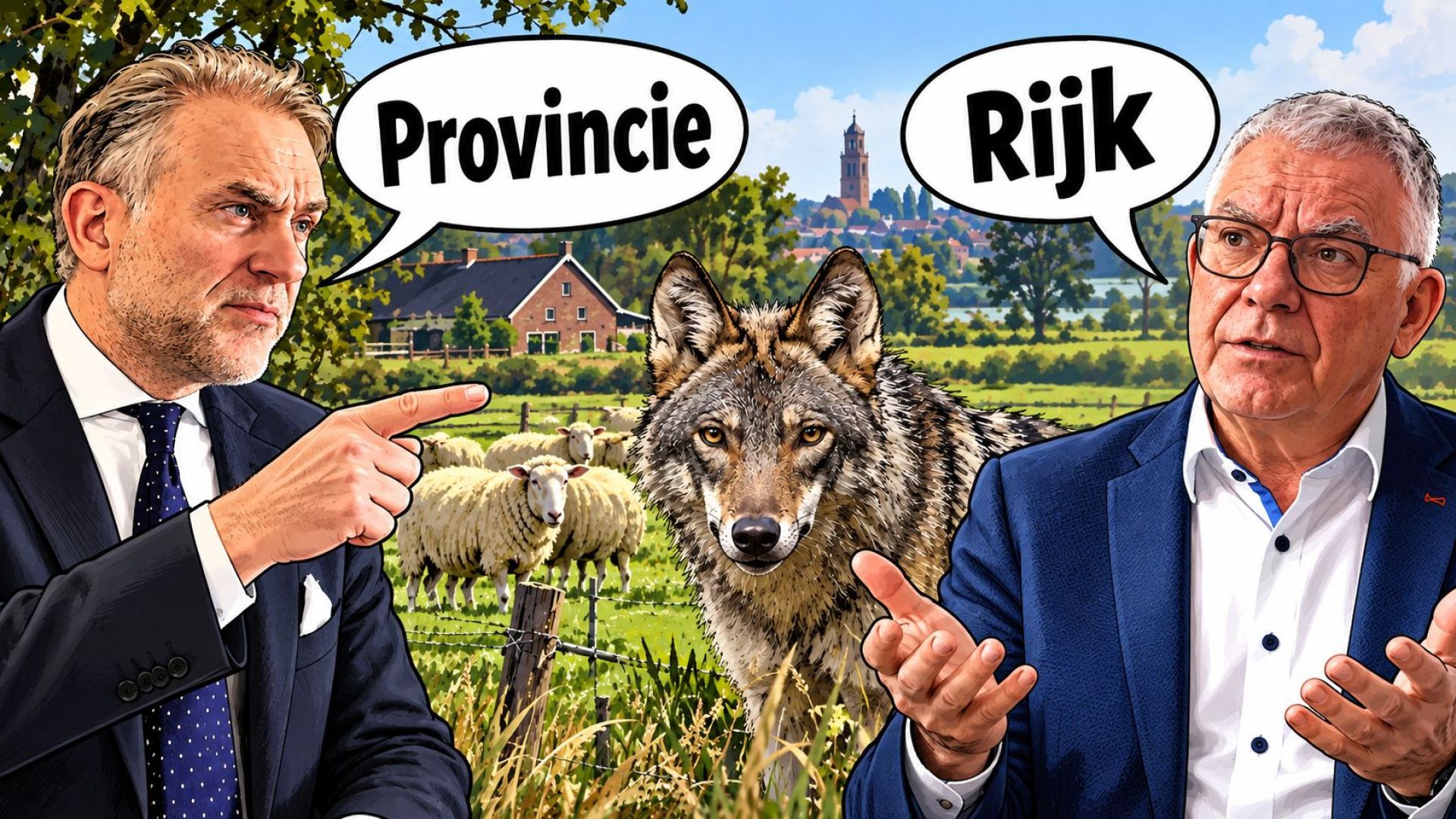 Zorgen over wolf in Rhenense politiek, maar Provincie en Rijk aan zet