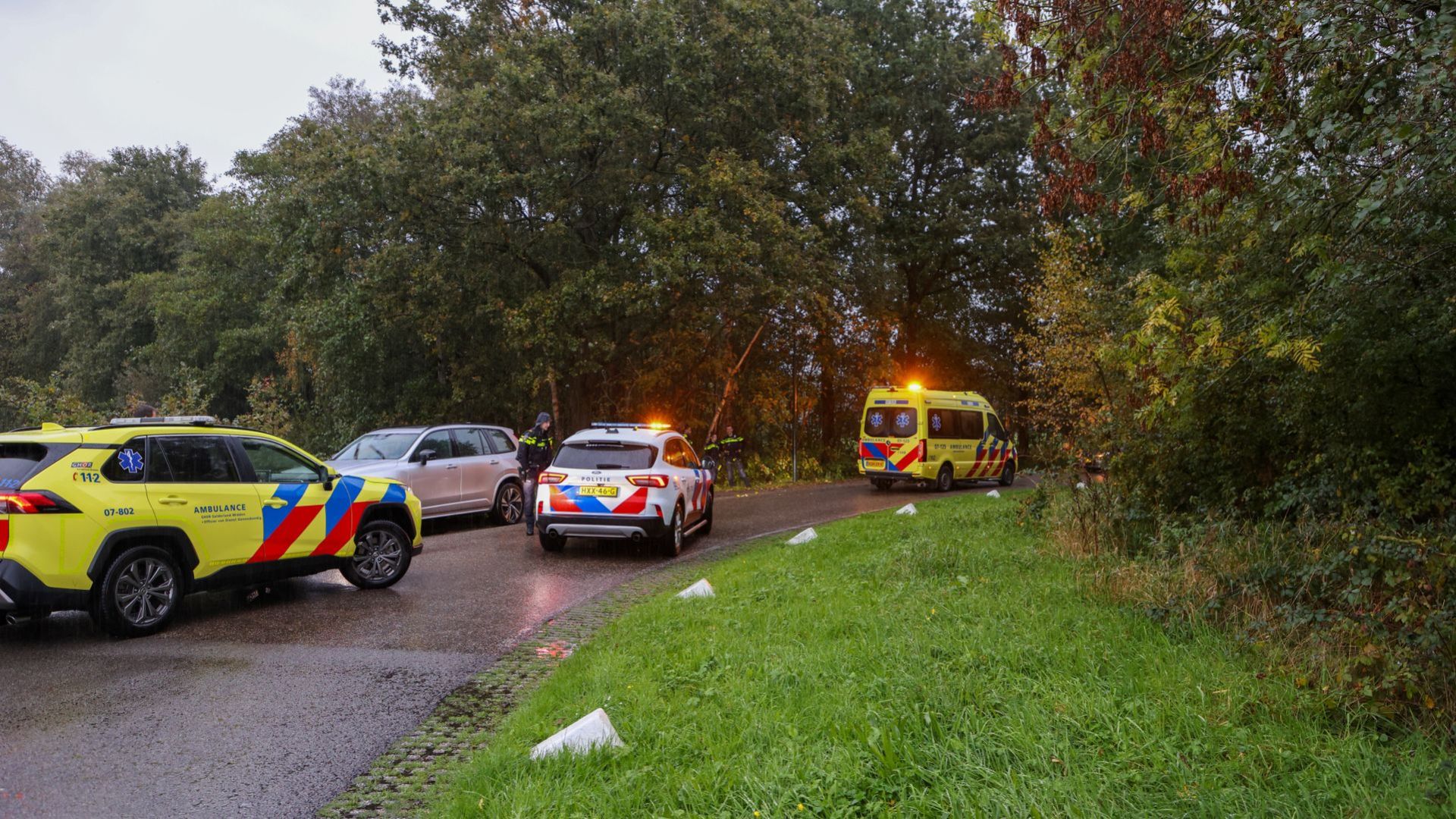Vrouw met brommer ten val in Scherpenzeel